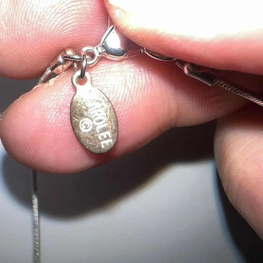 Carolee‎ Vintage Faux Pearl and Rhinestone Charm Necklace